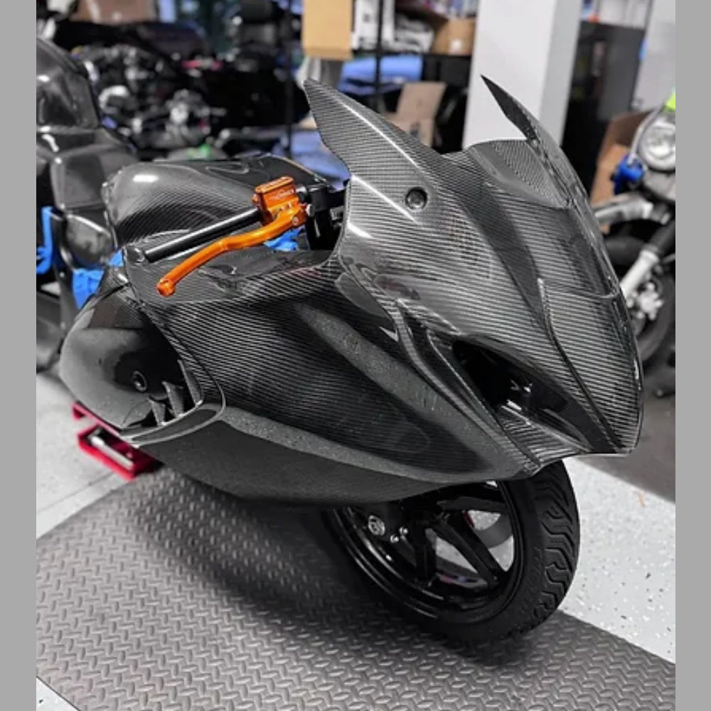 AGM Hayabusa Gen3 Carbon Fiber Full Front Fairing Kit (3/4 Upper)