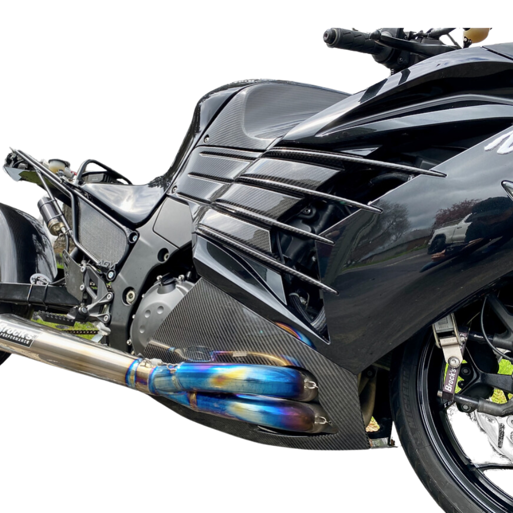AGM ZX14R Carbon Fiber Lower Panels