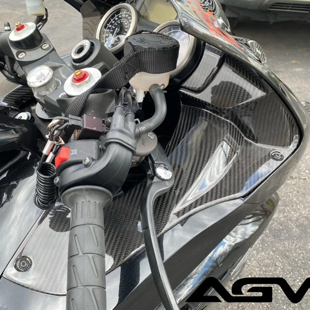 AGM ZX14R Carbon Fiber Ram Air / Dash Panels