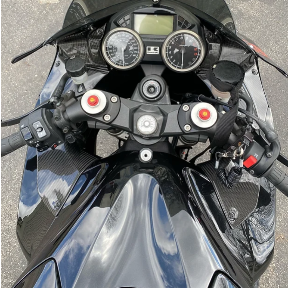 AGM ZX14R Carbon Fiber Ram Air / Dash Panels