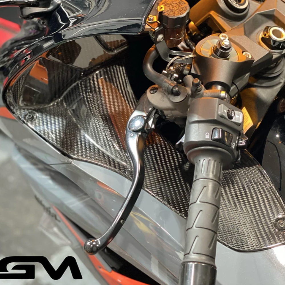 AGM ZX14R Carbon Fiber Ram Air / Dash Panels